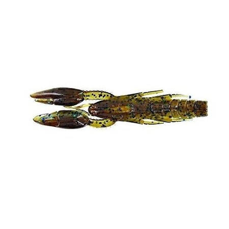Yamamoto 3K05962 Psychodad Crawdad Bait, 4, Okeechobee Craw, 5PK YAM-3K-05-962
